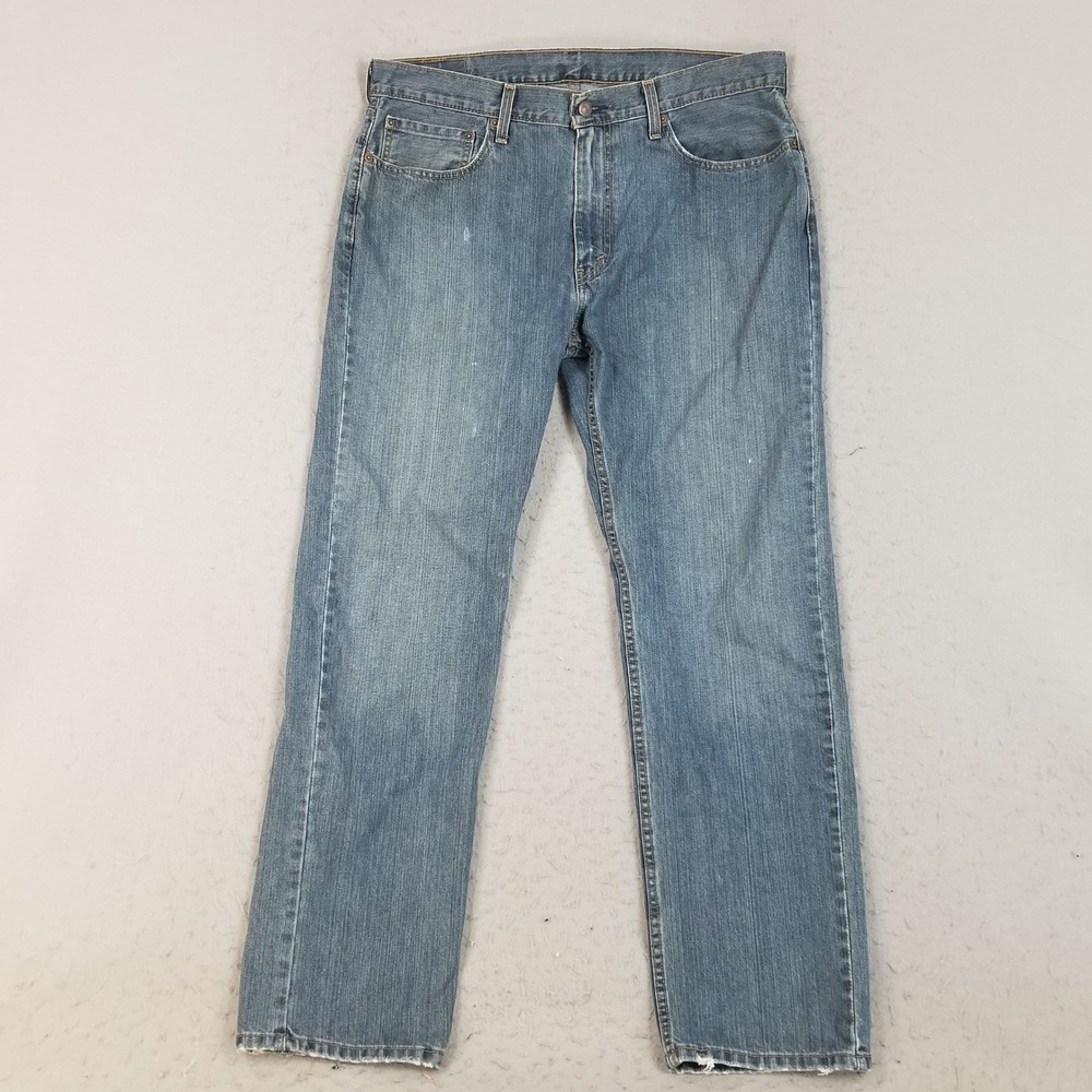 Levi's Jeans Mens 36x32 Blue 559 Relaxed Straight Fit Denim Pants 00559-0733